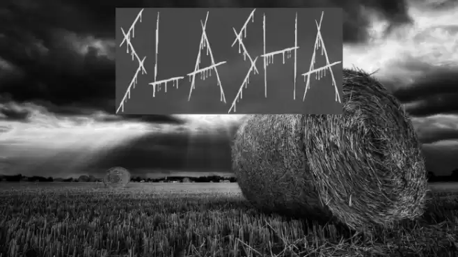 Slasha Font examples