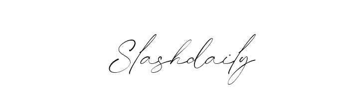 Slashdaily  font caratteri gratis