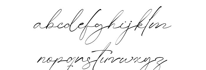 Slashdaily Font LOWERCASE