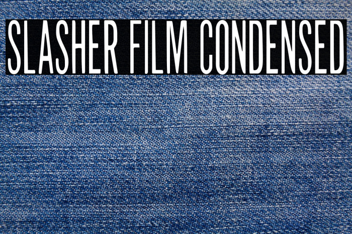 Slasher Film Condensed Example 1