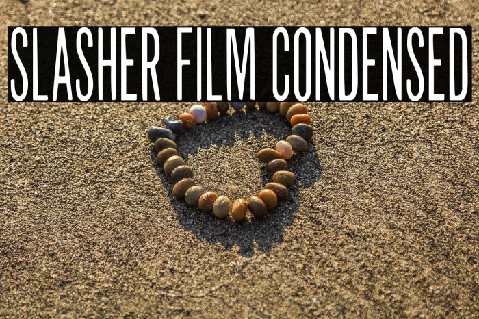 Slasher Film Condensed Example 2