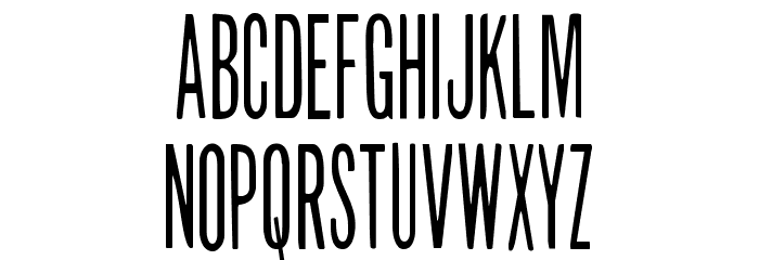 Slasher Film Condensed Font LOWERCASE