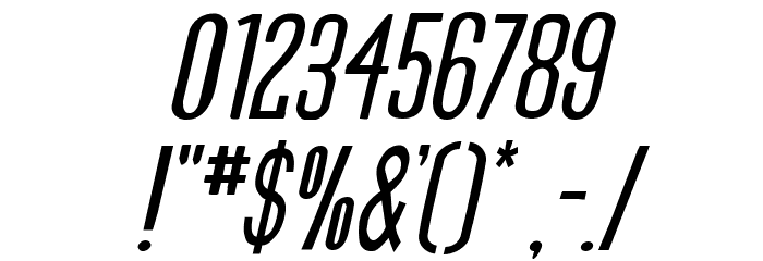 Slasher Film Expanded Italic Font OTHER CHARS