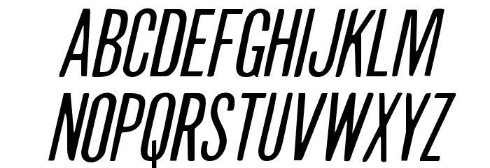 Slasher Film Expanded Italic Font LOWERCASE