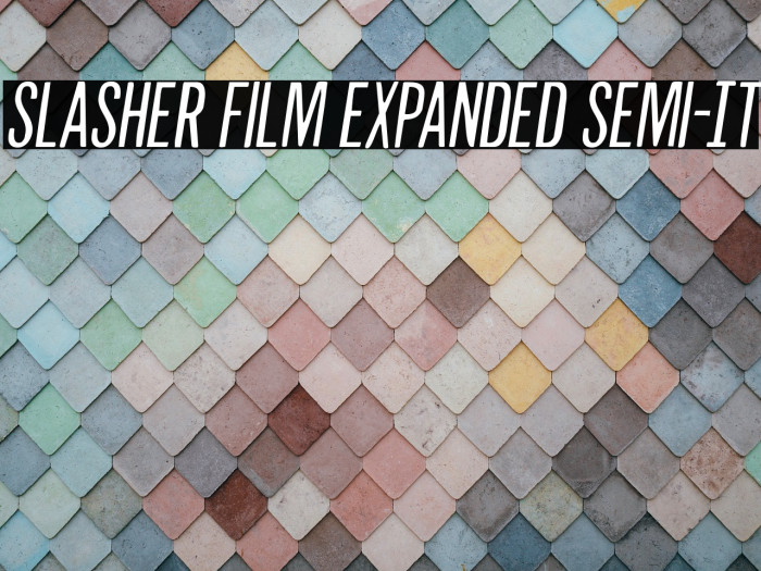 Slasher Film Expanded Semi-It Example 3
