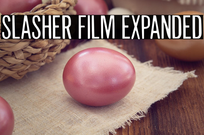 Slasher Film Expanded Example 2