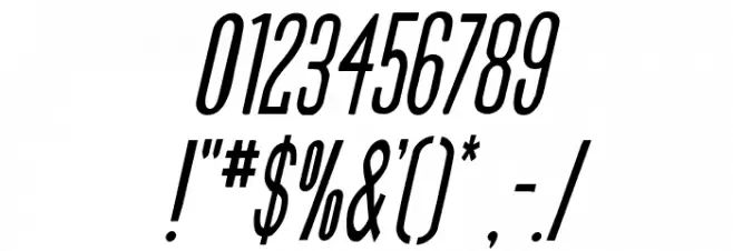 Slasher Film Italic Font OTHER CHARS