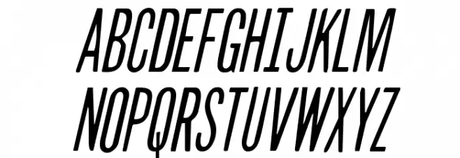 Slasher Film Italic Fonte MAIÚSCULAS