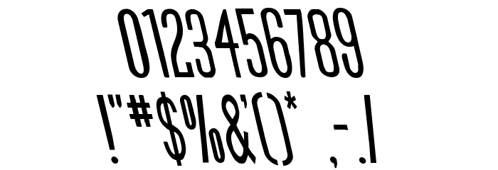 Slasher Film Leftalic Font OTHER CHARS