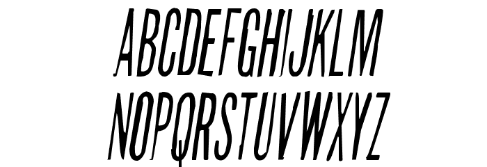 Slasher Film Rough Cond SemiIt Font LOWERCASE