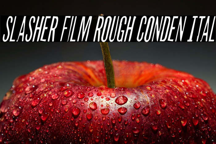 Slasher Film Rough Conden Ital Example 2