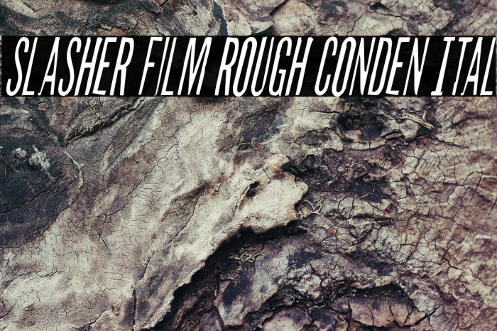 Slasher Film Rough Conden Ital Example 3