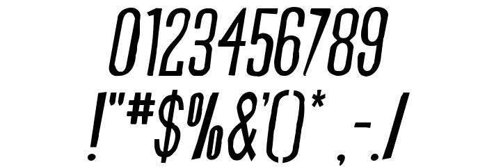 Slasher Film Rough Exp SemItal Font OTHER CHARS