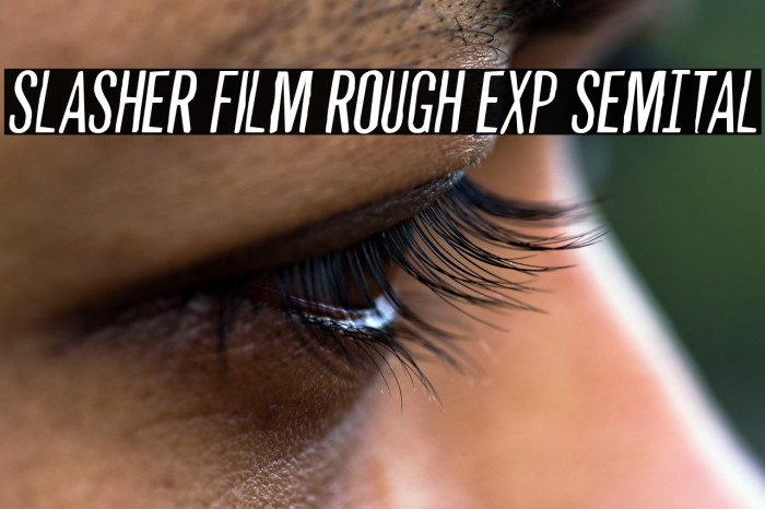 Slasher Film Rough Exp SemItal Example 1