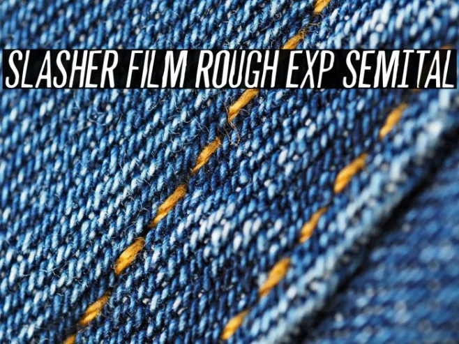 Slasher Film Rough Exp SemItal Example 2