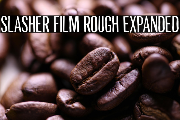 Slasher Film Rough Expanded Example 1