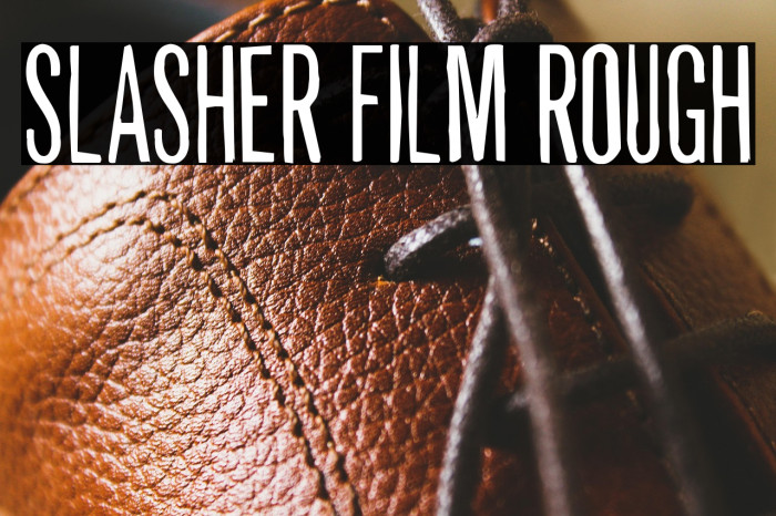 Slasher Film Rough Example 1