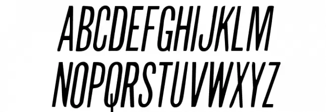 Slasher Film Semi-Italic Fonte MINÚSCULAS