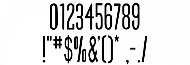 Slasher Film Font OTHER CHARS