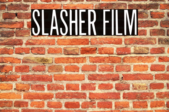Slasher Film Example 2