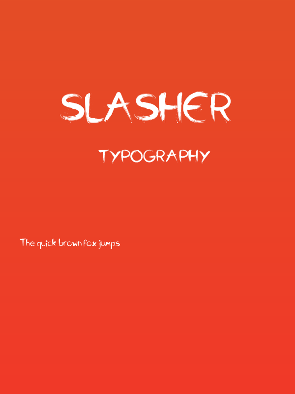 Slasher Poster