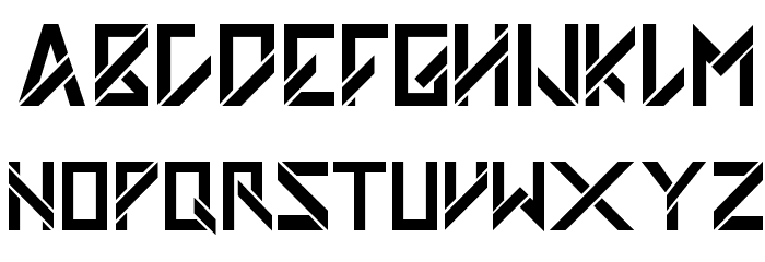 Slashfold Font LOWERCASE