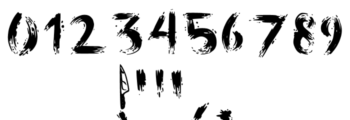 Slashies Regular Font OTHER CHARS