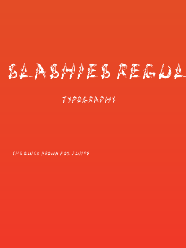 Slashies Regular Poster