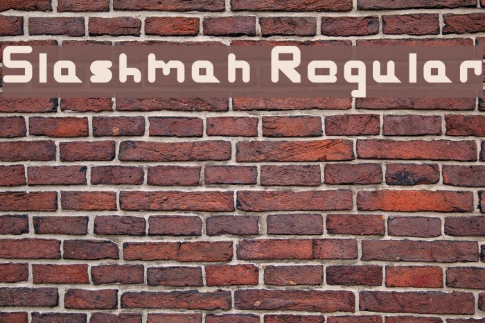 Slashman Regular Font examples