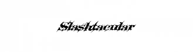 Slashtacular  Frei Schriftart Herunterladen