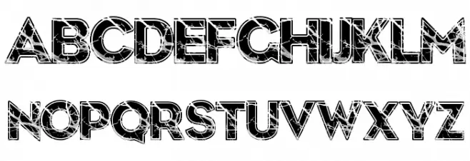 Slate Schriftart Groß