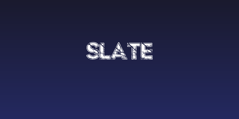 Slate Social Header