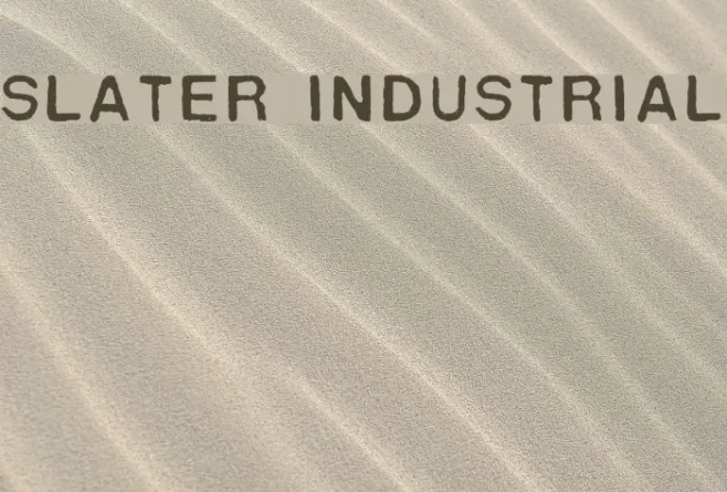 Slater Industrial Example 1