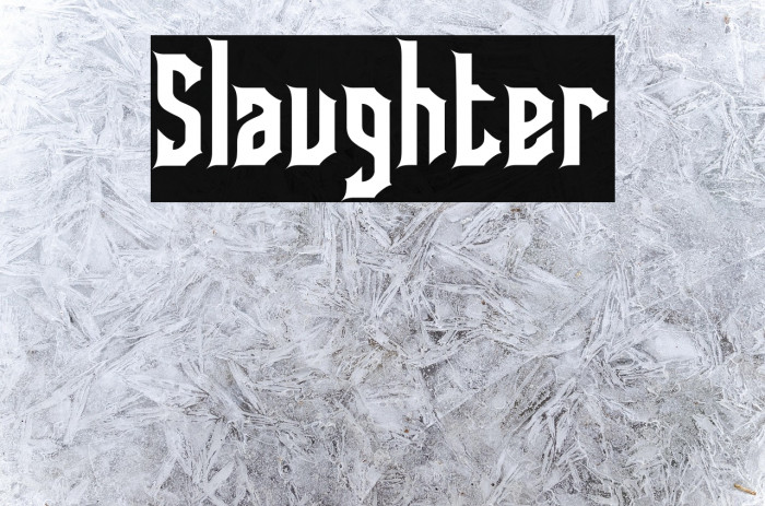 Slaughter Example 1