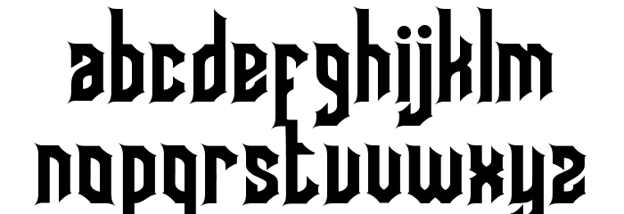 Slaughter Font LOWERCASE