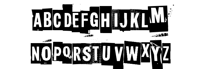 Slave only dreams to be king Font LOWERCASE