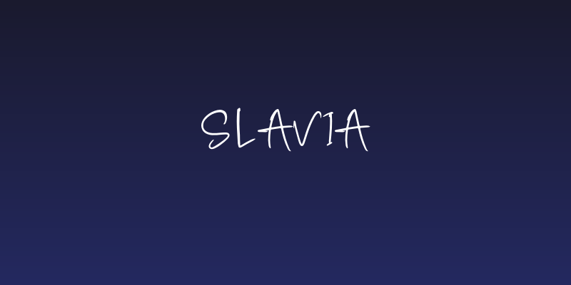 Slavia Social Header