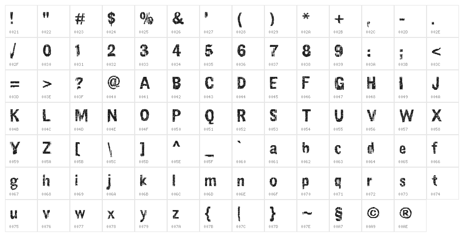 Slawterhouse_Swinggang Character Map