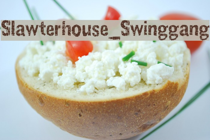 Slawterhouse_Swinggang Font examples