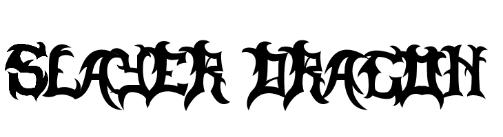Slayer Dragon Font