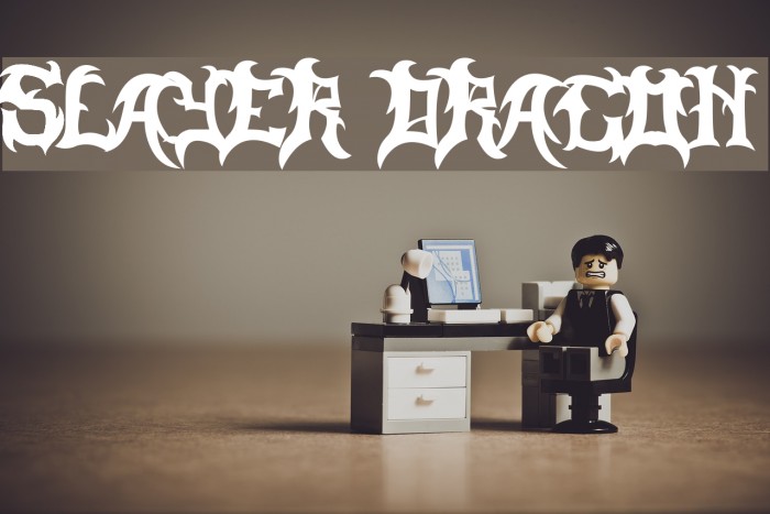 Slayer Dragon Font examples