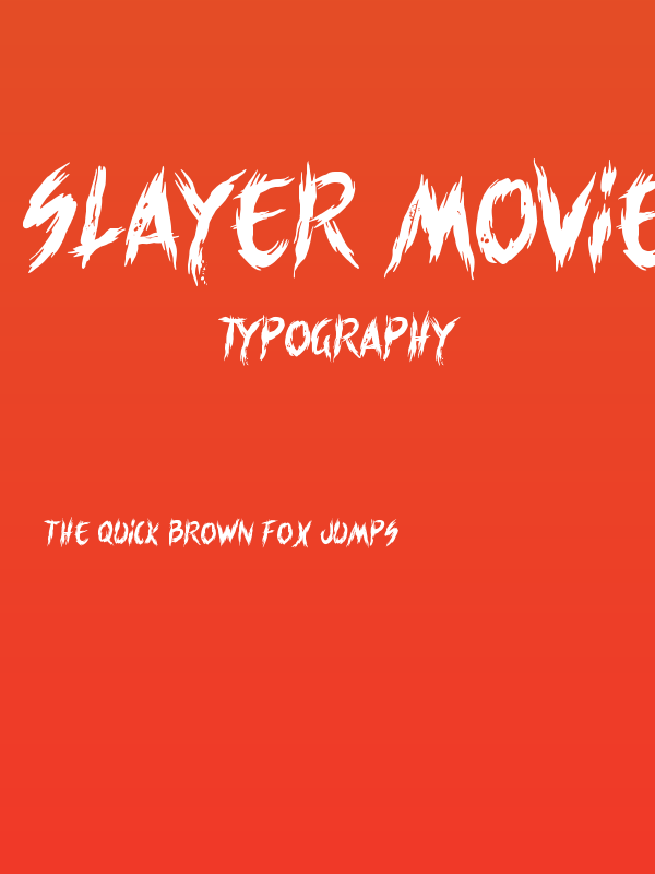 Slayer movie Poster