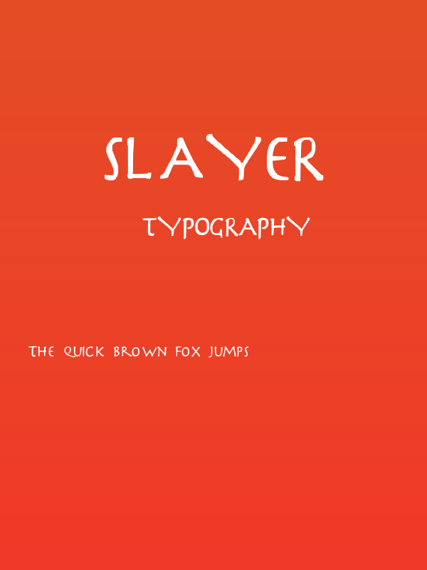 Slayer Poster