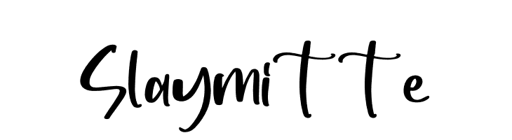 Slaymitte Font