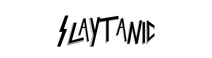 Slaytanic  免费字体下载