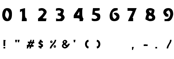 Sledge Font OTHER CHARS