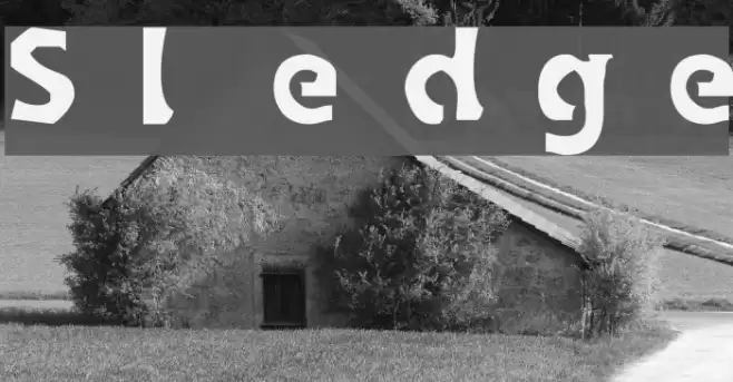 Sledge フォント examples