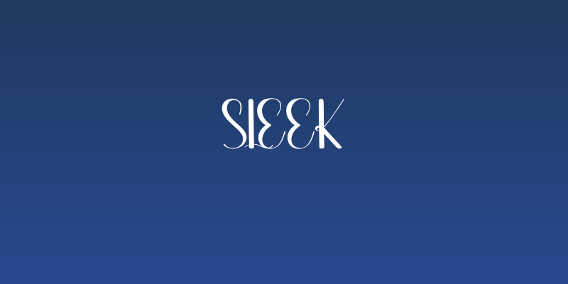 Sleek Social Header