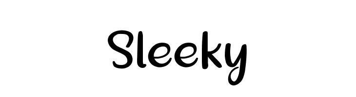 Sleeky Font - FFonts.net
