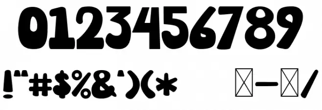 Sleep Baby Font OTHER CHARS